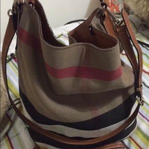 Authentic Burberry Ashby Hobo Bag